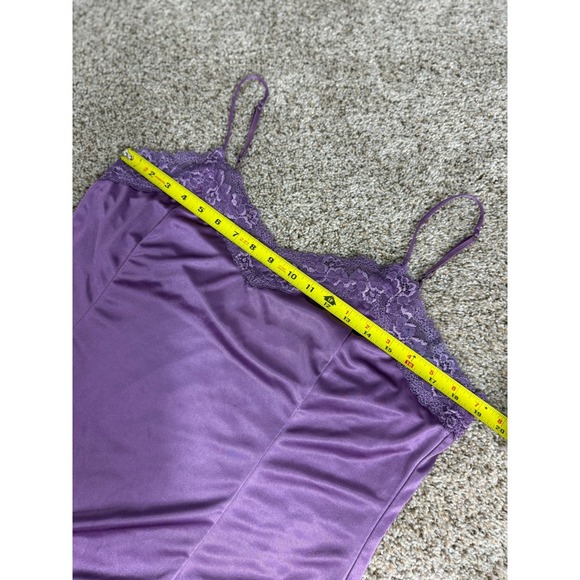 Worthington Purple Lace Trim Cami Top Womens XL Sleeveless sexy Camisole‎ - Picture 8 of 10